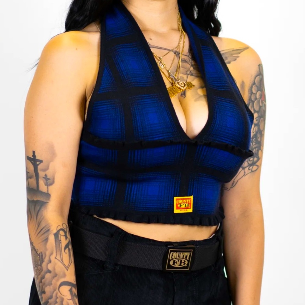 FB County Halter Top 💙